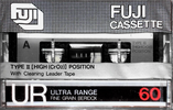 Compact Cassette Fuji UR 60 Type II Chrome 1980 Japan
