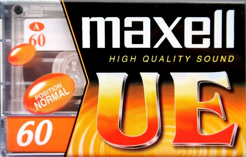 Compact Cassette Maxell UE 60 "UE-60" Type I Normal 2000 Worldwide