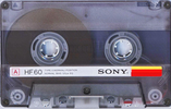 Compact Cassette Sony HF 60 Type I Normal 1983 USA