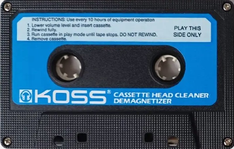 Compact Cassette Koss Head Demagnetiser