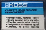 Compact Cassette Koss Head Demagnetiser