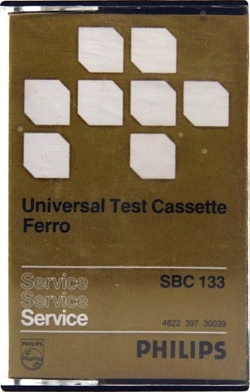 Compact Cassette Philips "SBC 133" Test Cassette 1975 Europe
