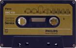 Compact Cassette Philips "SBC 133" Test Cassette 1975 Europe