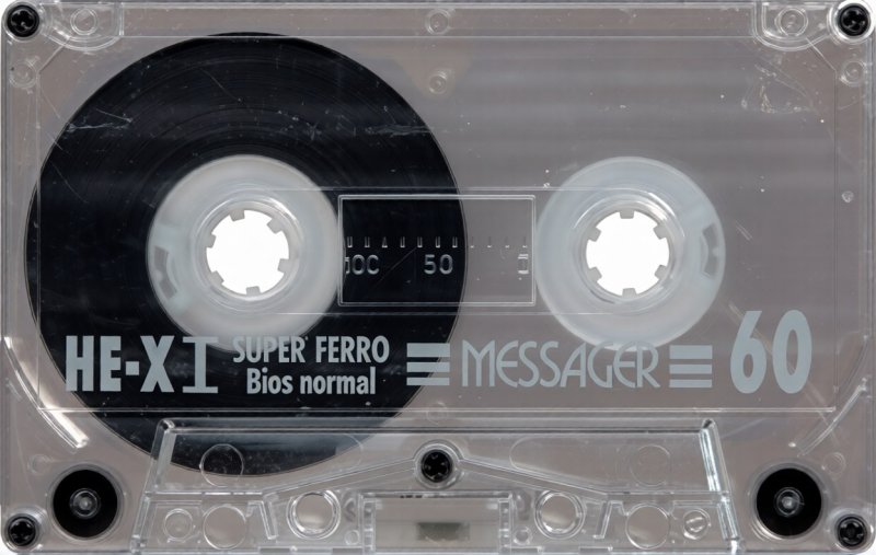 Compact Cassette Messager HE-XI 60 Type I Normal 1994 France