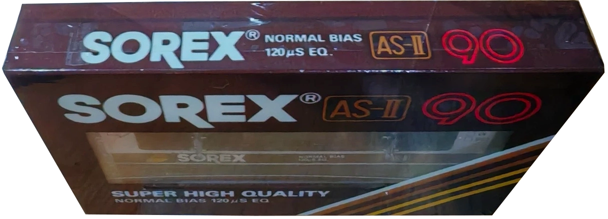 Compact Cassette Sorex AS-II 90 Type I Normal 1985 South Korea