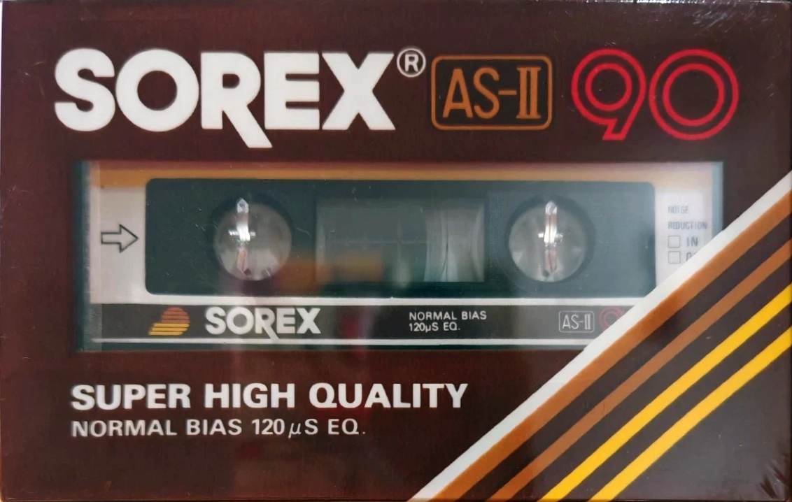 Compact Cassette Sorex AS-II 90 Type I Normal 1985 South Korea