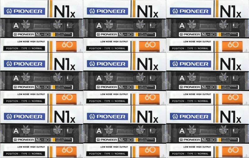 Compact Cassette Pioneer N1x 60 Type I Normal 1983 Japan