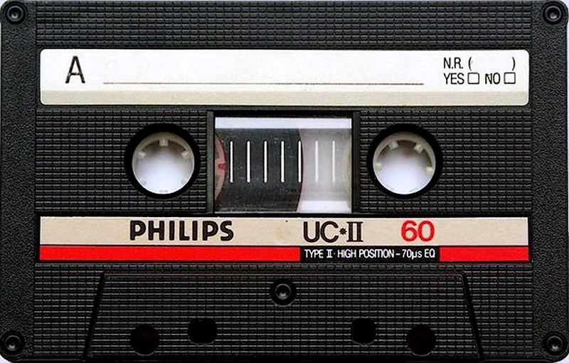 Compact Cassette Philips UC II 60 Type II Chrome 1985 Europe