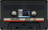 Compact Cassette Philips UC II 60 Type II Chrome 1985 Europe