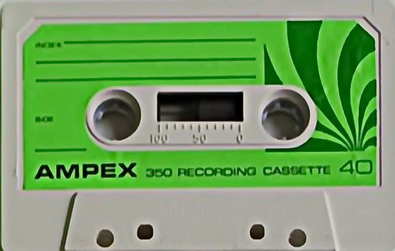 Compact Cassette Ampex 350 40 Type I Normal 1972 Mexico