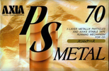 Compact Cassette AXIA PS-Metal 70 "PSMF 70" Type IV Metal 1993 Japan