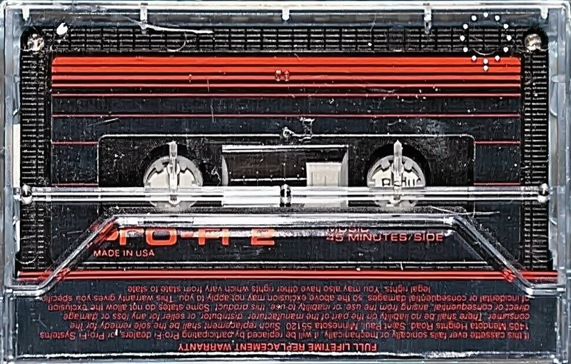 Compact Cassette PRO-FI 90 "PRO-FI 2 87800017" Type I Normal USA