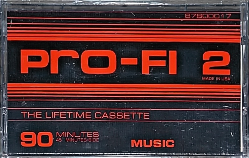 Compact Cassette PRO-FI 90 "PRO-FI 2 87800017" Type I Normal USA