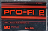 Compact Cassette PRO-FI 90 "PRO-FI 2 87800017" Type I Normal USA