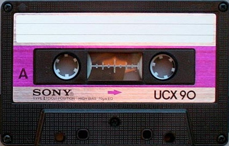 Compact Cassette Sony UCX 90 Type II Chrome 1983 USA