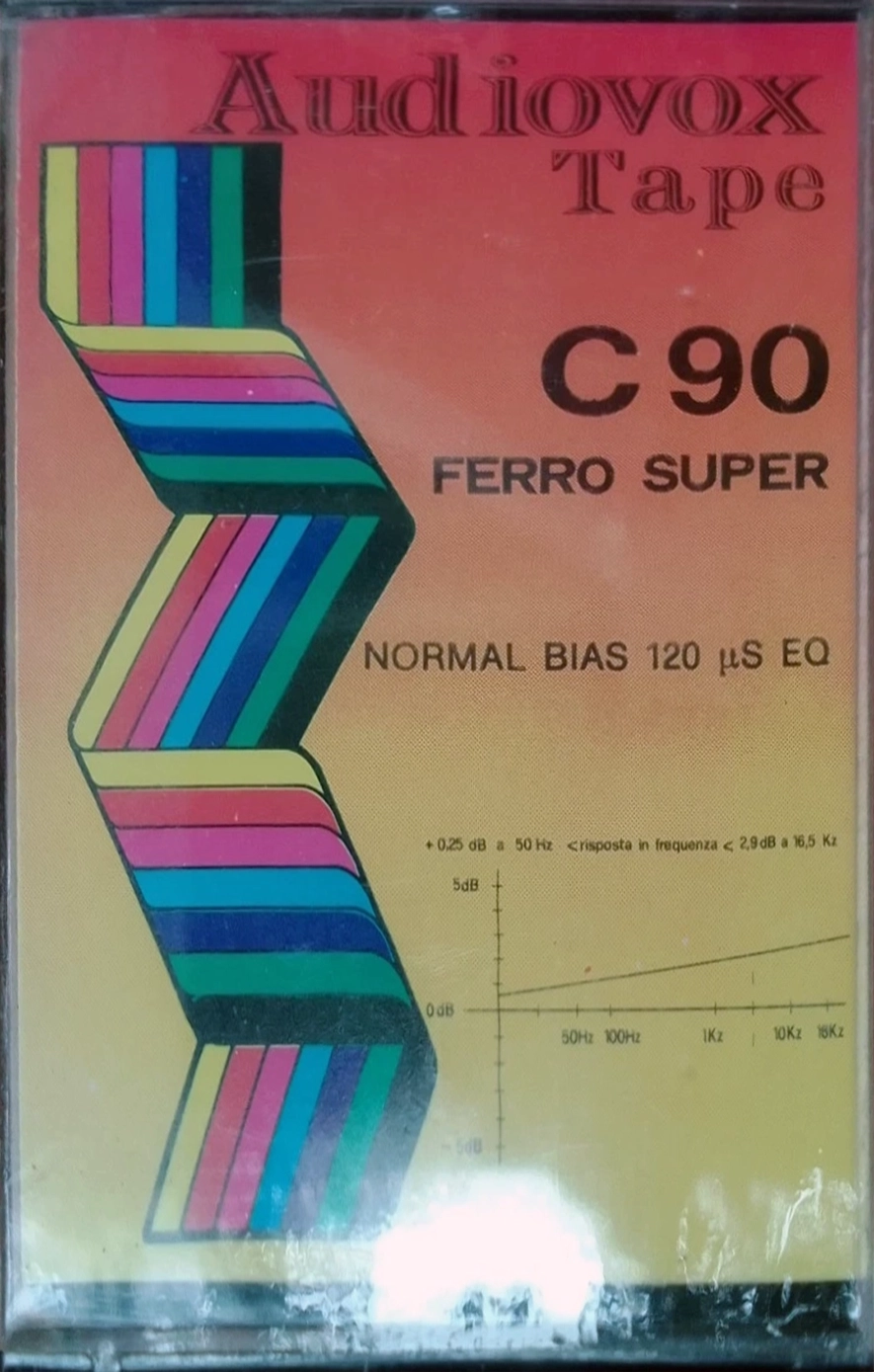 Compact Cassette Audiovox 90 Type I Normal Italy