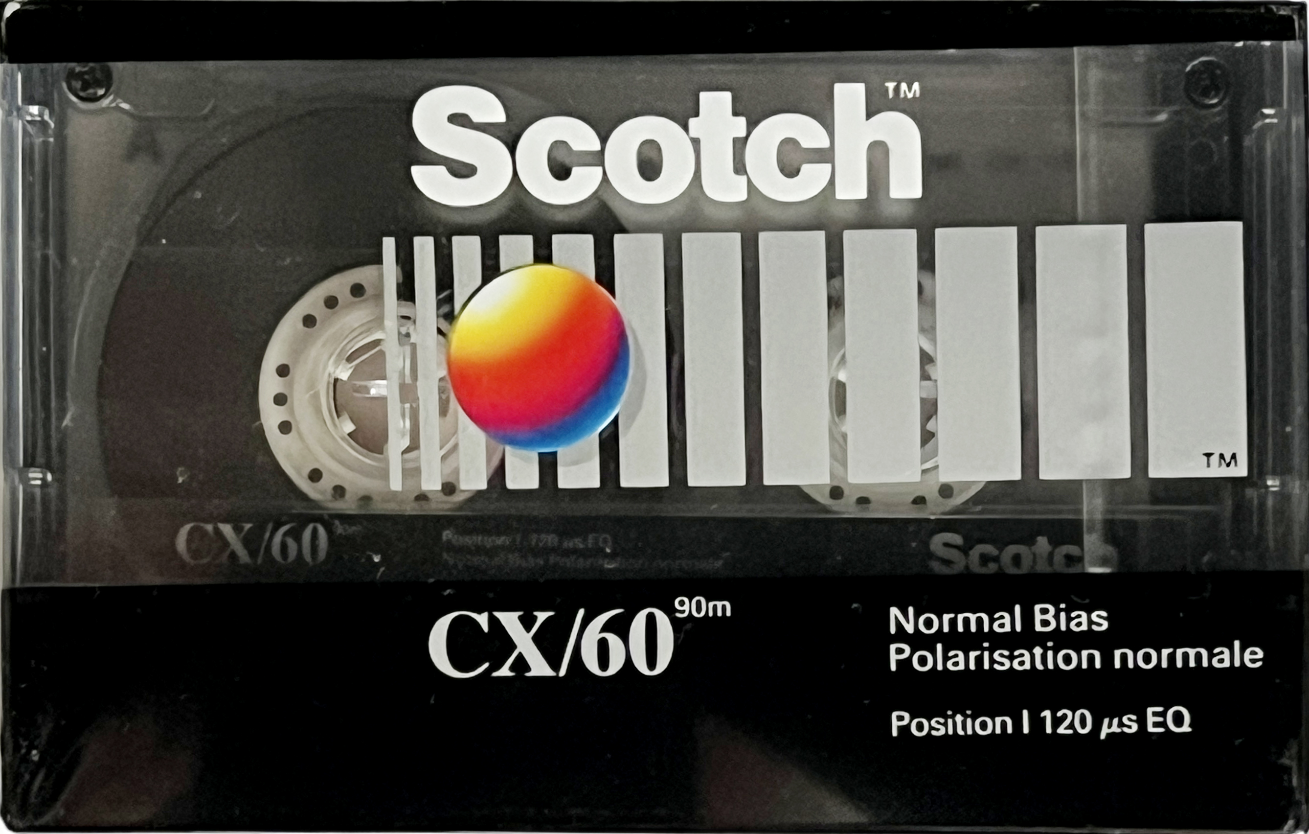 Compact Cassette Scotch CX 60 Type I Normal 1990 Worldwide