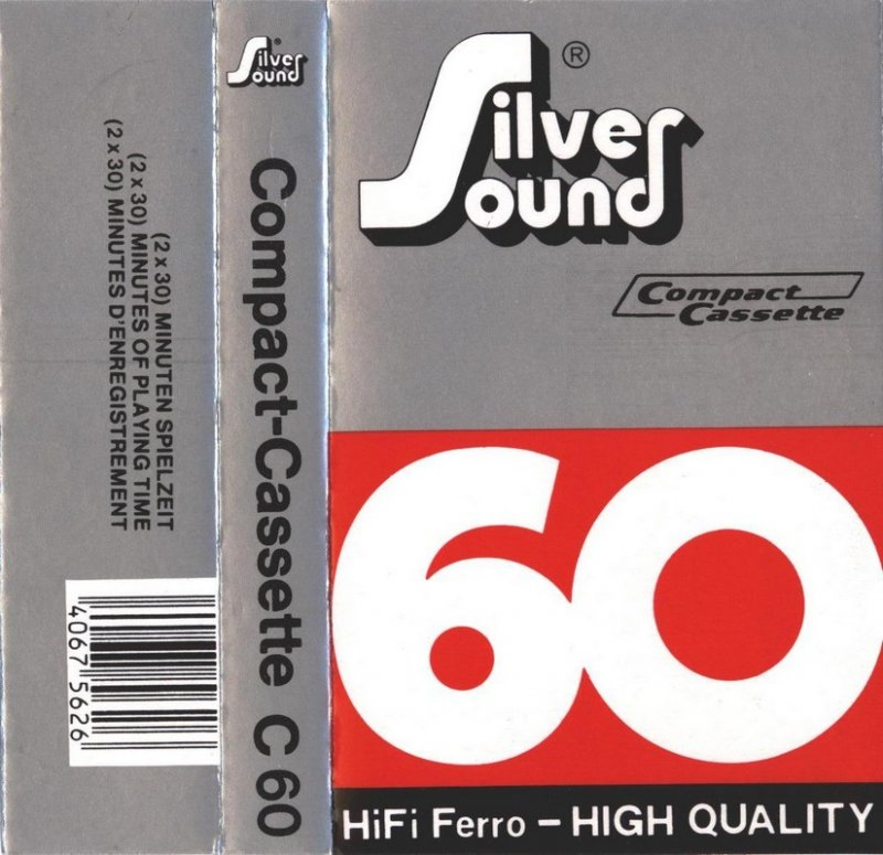 Compact Cassette: Unknown Silver Sound -  60