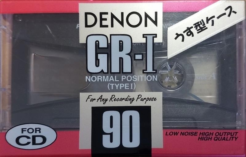 Compact Cassette: Nippon Columbia / Denon Denon - GR-I 90