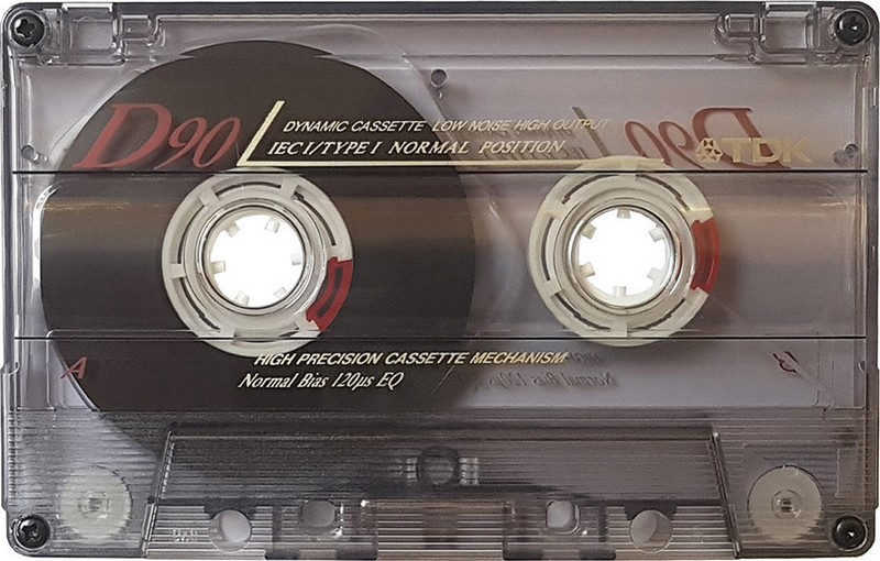 Compact Cassette TDK D 90 "D-90ES" Type I Normal 1991 Europe