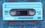 Compact Cassette Scotch Dynarange 90 Type I Normal 1975 Europe