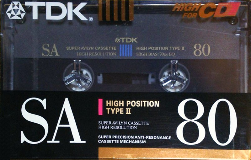 Compact Cassette: TDK  - SA 80