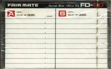 Compact Cassette Fair Mate FD 60 Type I Normal Japan