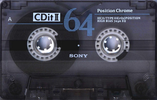 Compact Cassette Sony CDit II 64 Type II Chrome 1994 Europe