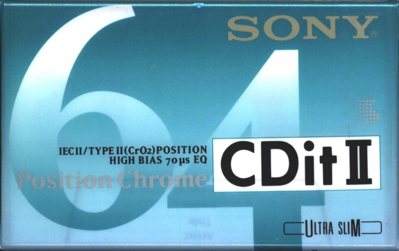 Compact Cassette: Sony  - CDit II 64