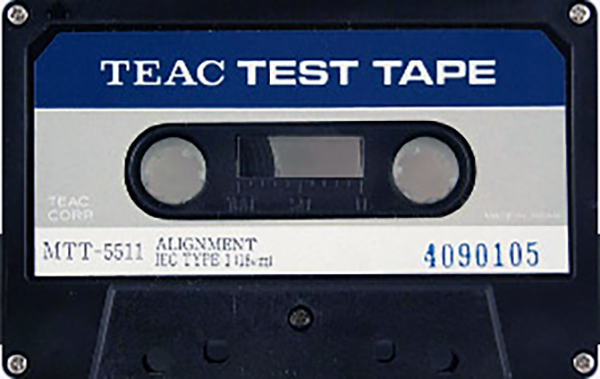 Compact Cassette Teac MTT "5511" Test Cassette Japan