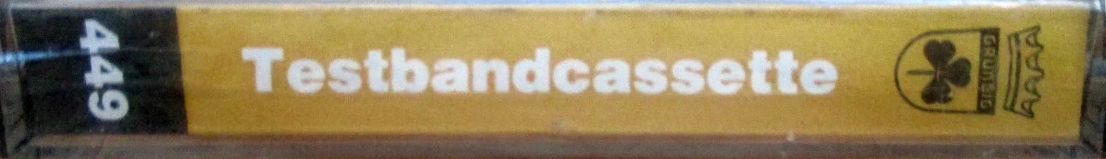 Compact Cassette Grundig "449" Service Cassette 1974 Germany