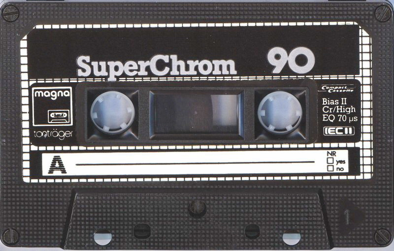 Compact Cassette Magna Super Chrom 90 Type II Chrome 1984 Europe