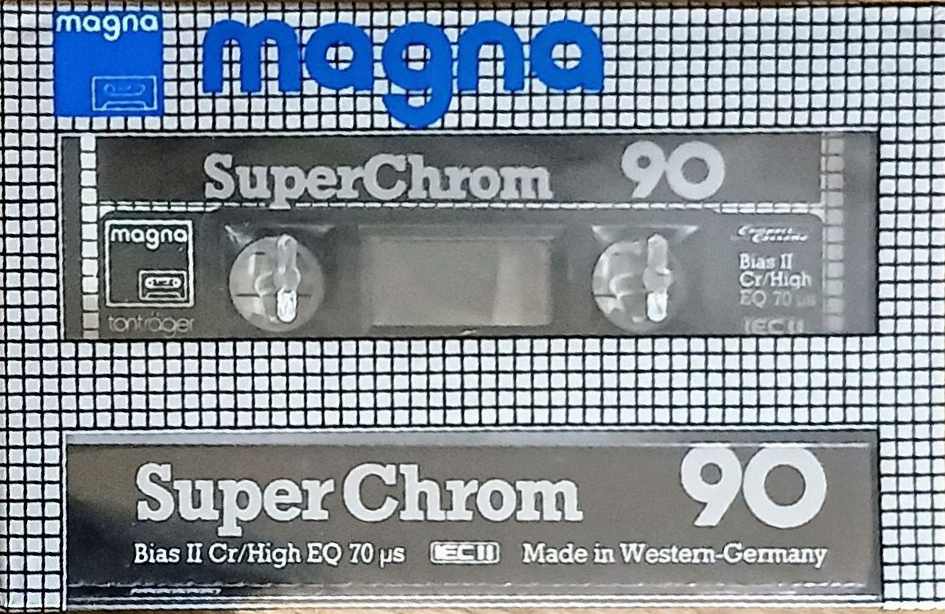 Compact Cassette Magna Super Chrom 90 Type II Chrome 1984 Europe