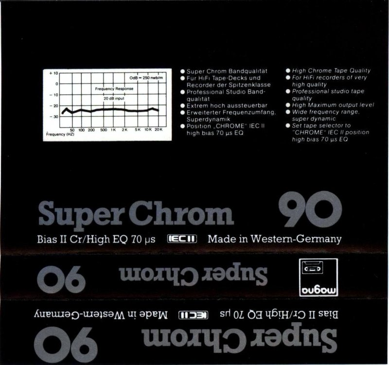 Compact Cassette: Magna  - Super Chrom 90