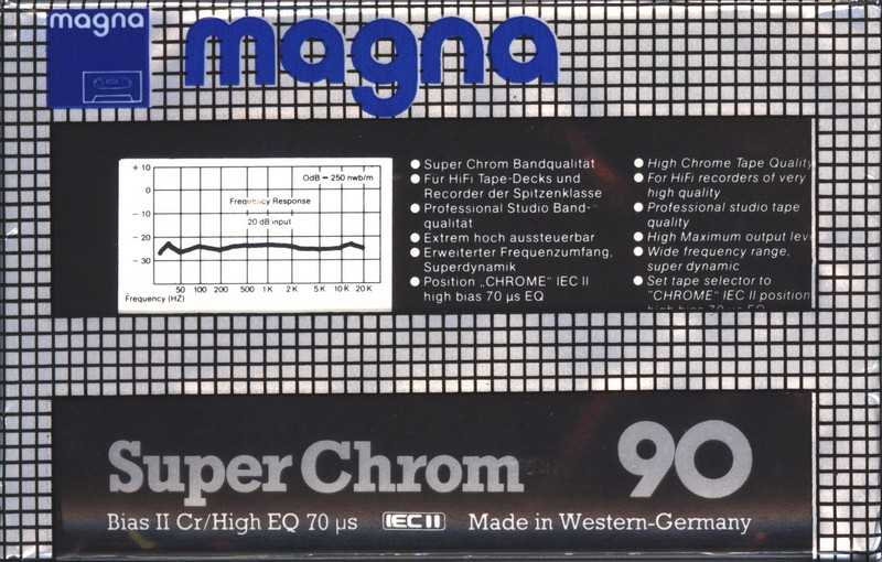 Compact Cassette: Magna  - Super Chrom 90