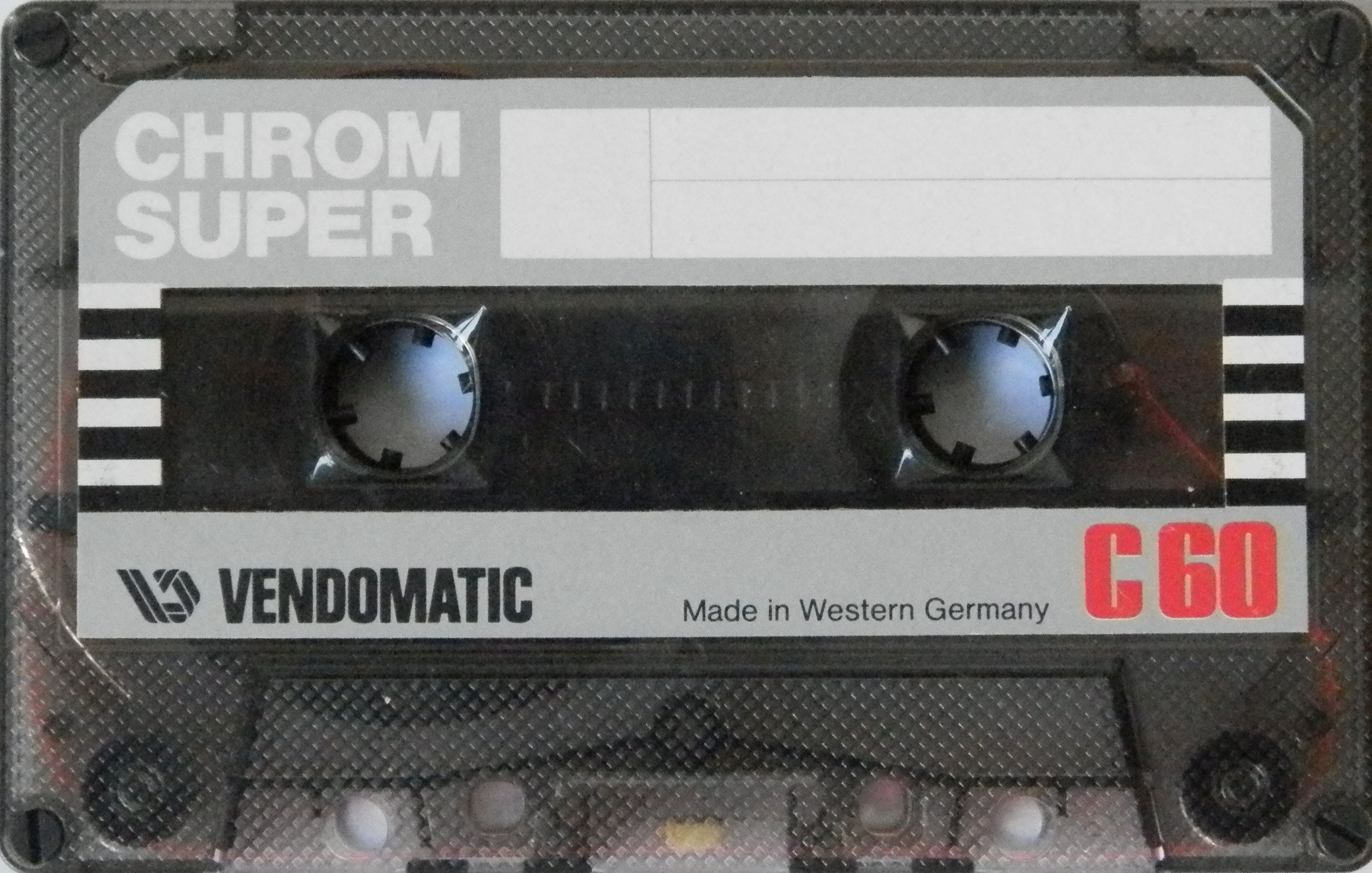 Compact Cassette Vendomatic 60 "Chrom Super" Type II Chrome 1978 Netherlands