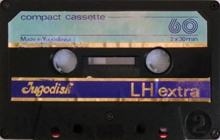 Compact Cassette Jugodisk LH extra 60 Type I Normal Yugoslavia