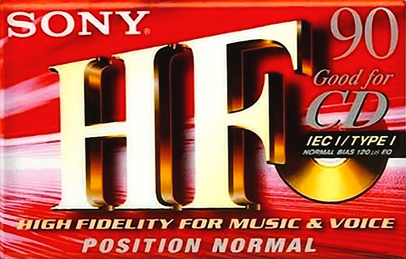 Compact Cassette Sony HF 90 Type I Normal 2000 Europe