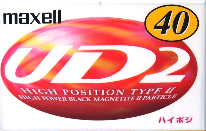 Compact Cassette Maxell UDII / UD2 40 "UD2-40L" Type II Chrome 1997 Japan