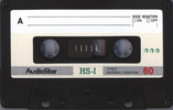 Compact Cassette Audio Star HS-I 60 Type I Normal 1988 Europe