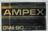 Compact Cassette Ampex Grand Master 90 "GMII" Type II Chrome 1982 USA
