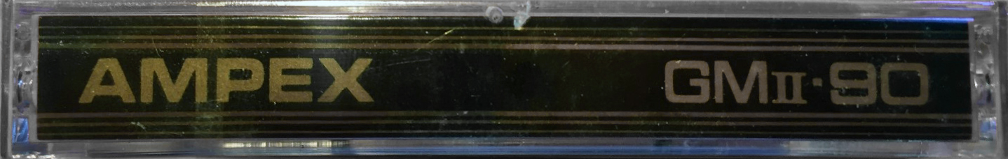 Compact Cassette Ampex Grand Master 90 "GMII" Type II Chrome 1982 USA