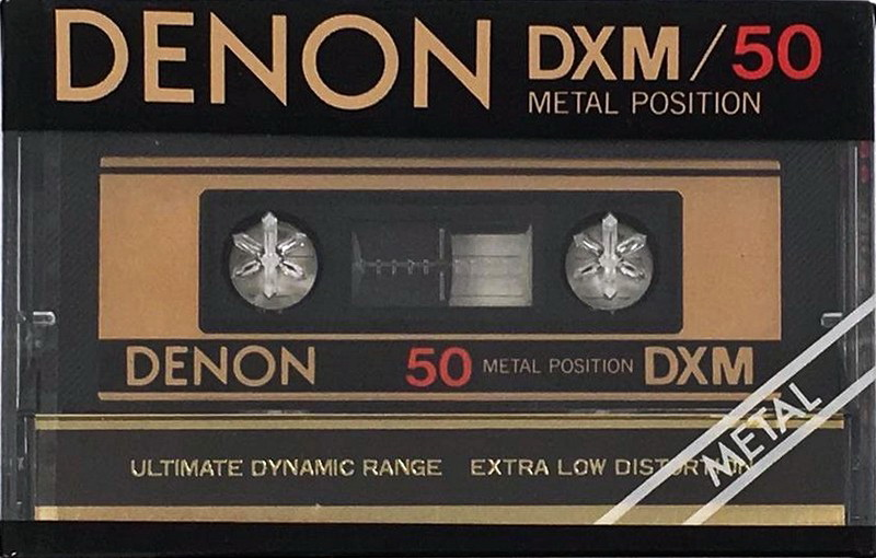 Compact Cassette Denon DXM 50 Type IV Metal 1981 Japan