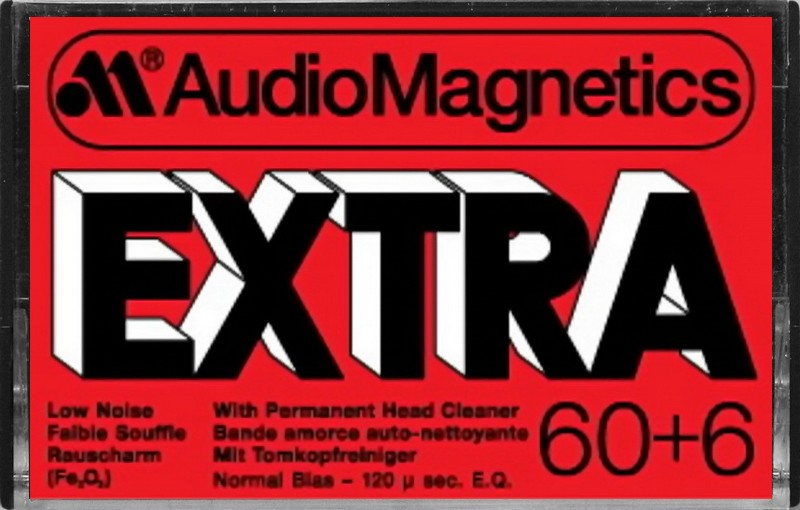 Compact Cassette:  Audio Magnetics - Extra 60+6