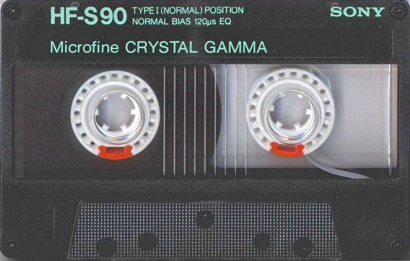 Compact Cassette Sony HF-S 90 Type I Normal 1986 Europe
