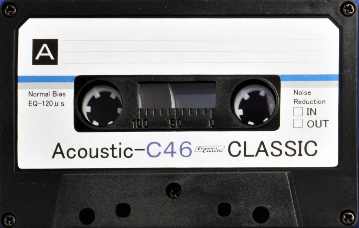 Compact Cassette Classic Acoustic 46 Type I Normal 2020 Worldwide