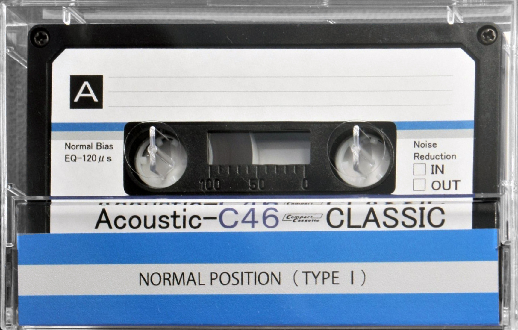 Compact Cassette Classic Acoustic 46 Type I Normal 2020 Worldwide