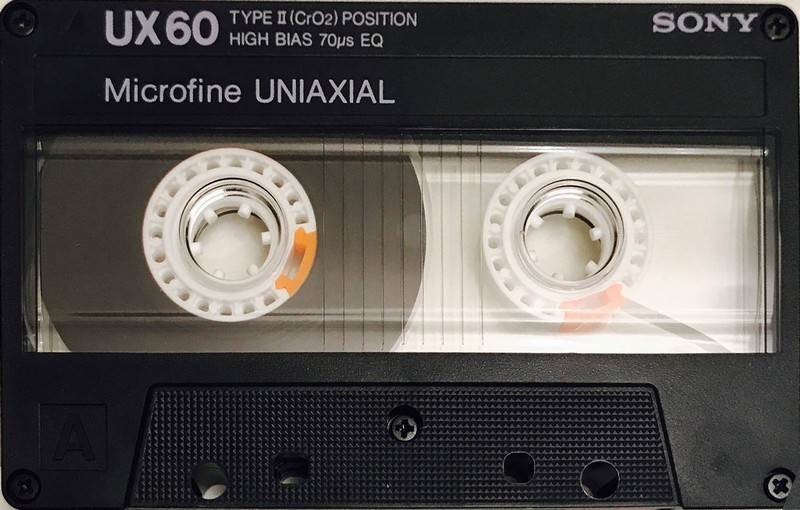 Compact Cassette Sony UX 60 Type II Chrome 1986 Europe