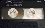 Compact Cassette Sony UX 60 Type II Chrome 1986 Europe