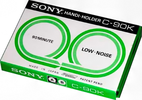 Compact Cassette Sony 90 "Handi-Holder K" Type I Normal 1975 USA